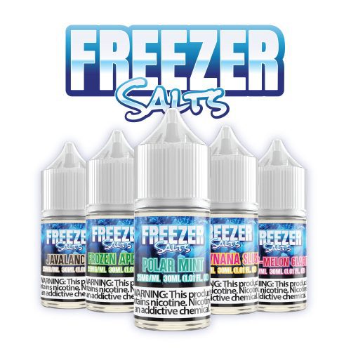 Freezer bottle mockup all flavors 4 2024